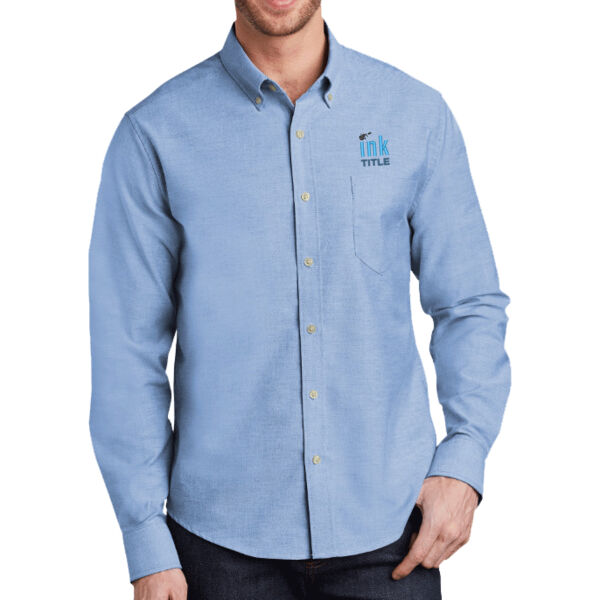 Port Authority® Untucked Fit SuperPro™ Oxford Shirt Thumbnail